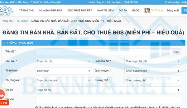 Hướng dẫn sử dụng - Cách đăng tin