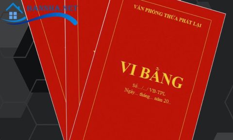 Rủi ro khi mua bán nhà đất bằng vi bằng